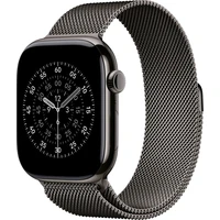 Apple Watch 49/46/45/44mm břidlicově šedý milánský tah M/L - Řemínky
