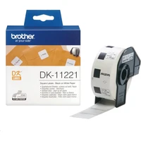 Brother DK11221 samolepicí štítky bílé 23 mm x 23 mm - Pásky pro štítkovače