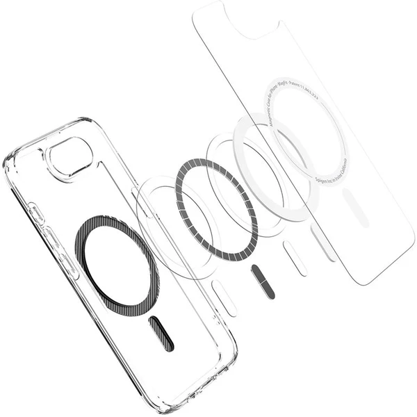 Spigen Ultra Hybrid MagSafe kryt iPhone 17e/16e clear carbon fiber - Pouzdra - Obrázek b1cf3372ef754ab6b58618789bfdf11b