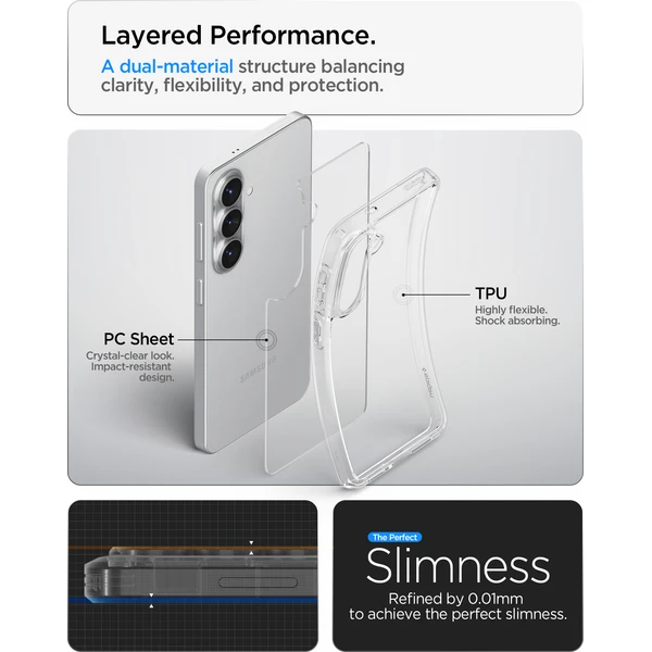 Spigen Ultra Hybrid kryt Samsung Galaxy S26+ čirý - Pouzdra - Obrázek b1d5595ed89f4c629b03ebdf98886f97