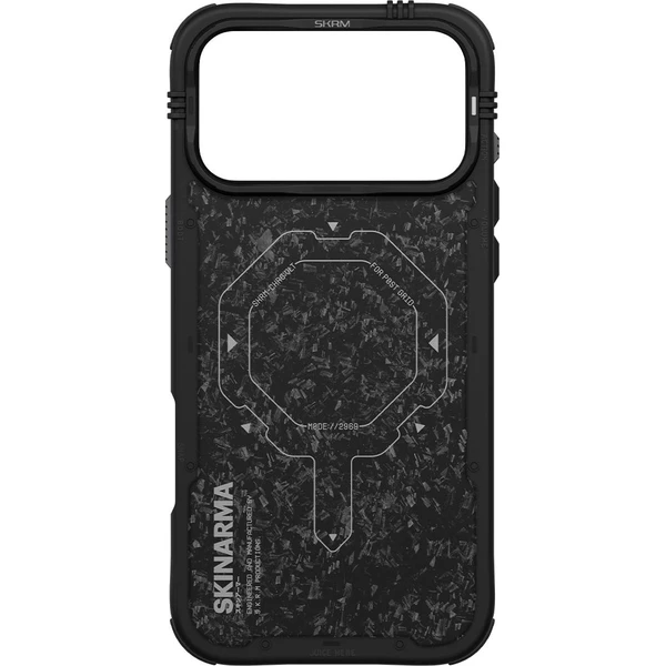 SKINARMA Vektor Mag-Charge MagSafe kryt iPhone 17 Pro Onyx - Pouzdra - Obrázek b1f1e31bfd8d4511b1e3a35908f51aa6