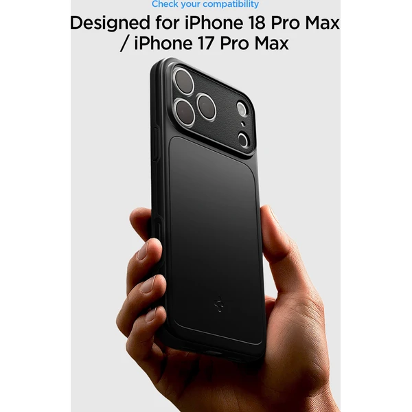 Spigen Thin Fit MagSafe kryt iPhone 18 Pro Max/17 Pro Max black - Pouzdra - Obrázek b1f716a58d984acdbbbace2dd9c194d9