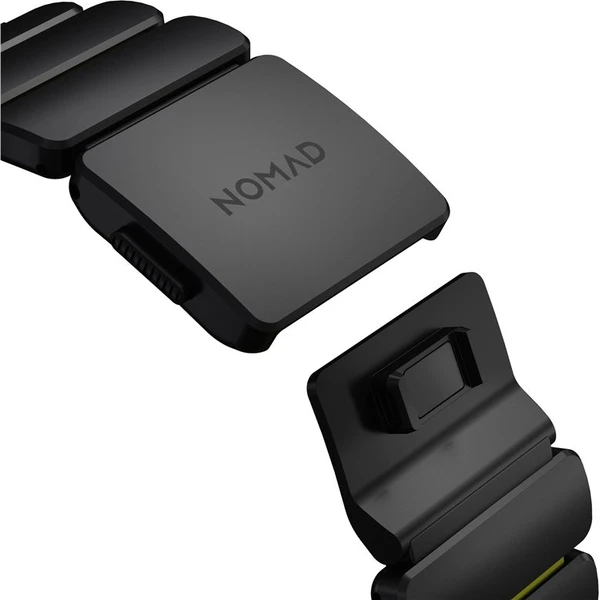 Nomad Stratos Band FKM řemínek Apple Watch 45/46/49mm Black Titanium/Volt - Řemínky - Obrázek b208c9f753574b9481e78b2a723e7ba2