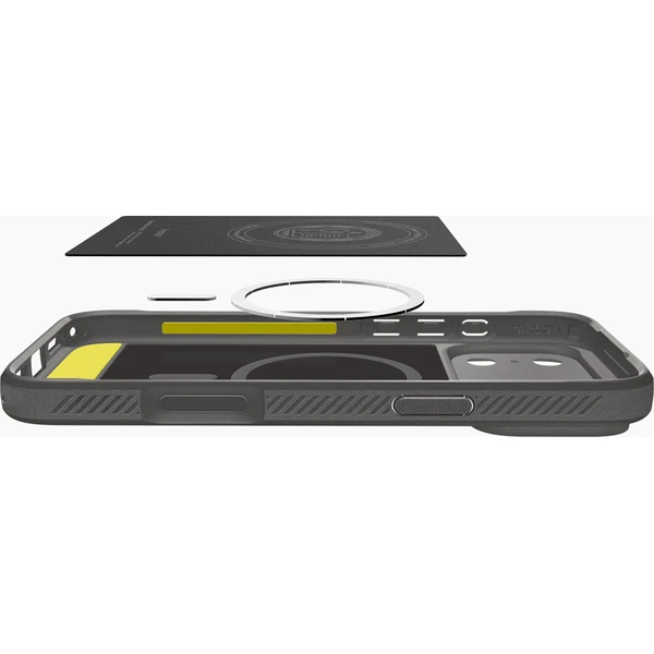 Spigen Rugged Armor MagSafe kryt iPhone 18 Pro/17 Pro gray - Pouzdra - Obrázek b22f10b6e81044958949a84919e22653