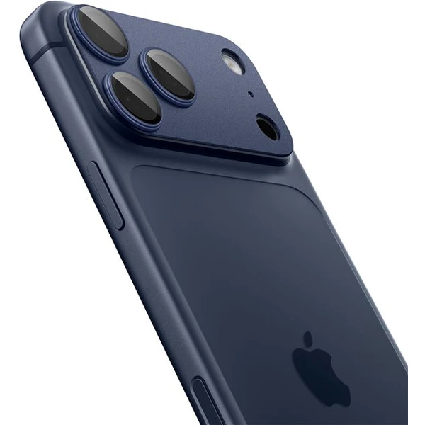 Spigen Glass tR EZ Fit Optik Pro XL sklo na fotoaparát iPhone 17 Pro Max tmavě modré - Ochranné folie a skla - Obrázek b23280a8368944f9be69d46a679b767c