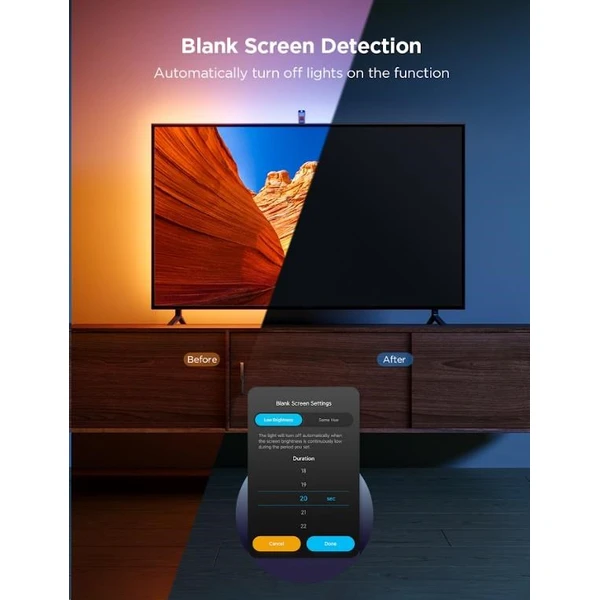 Govee TV Backlight 3 Lite 40-50" Smart LED podsvícení RGBIC - Chytrá osvětlení - Obrázek b2424b8ab2964221abb0b50ac54e6ea1