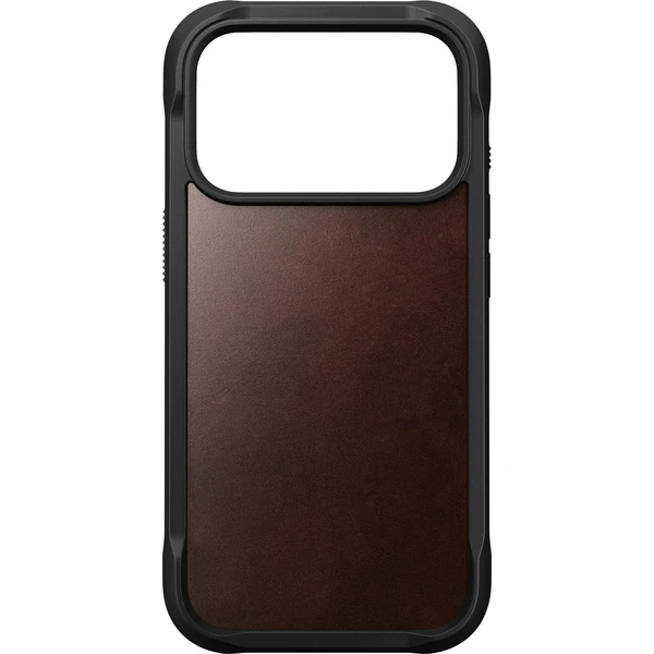 Nomad Rugged Leather (Horween) MagSafe kožený kryt iPhone 18 Pro Rustic Brown - Pouzdra - Obrázek b2625c58f3ba435abda37b23c18ed2c9