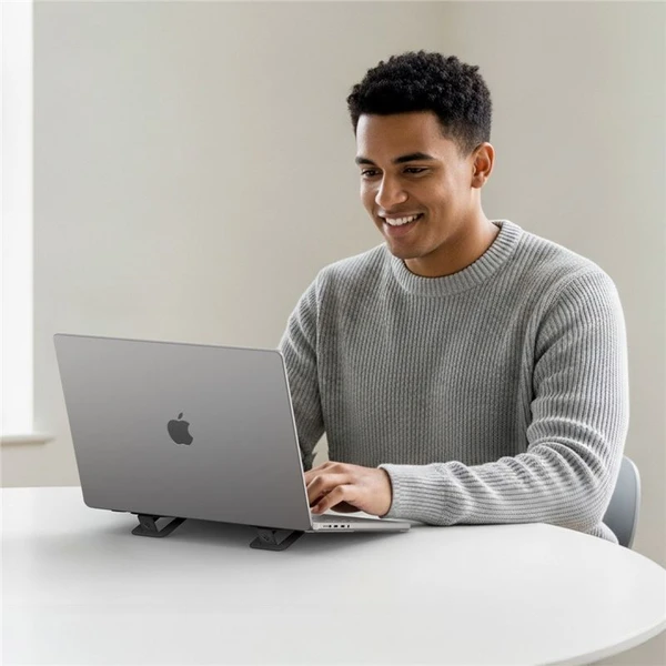 Spigen Slim Fold Laptop Stand LD201-S2 stojánek pro notebook/MacBook černý - Stojánky - Obrázek b271a66a982a41f38965616273caa249