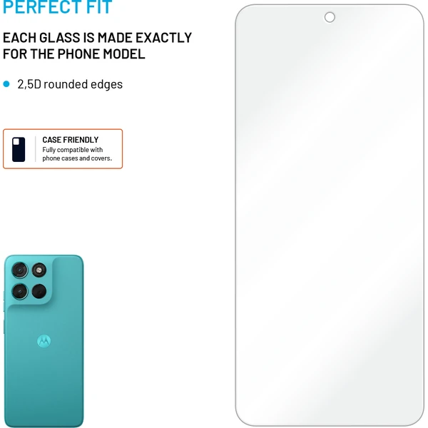 FIXED 2,5D tvrzené sklo Motorola Moto G57 Power, 2ks čiré - Ochranné folie a skla - Obrázek b29ca451ef2843dabf3722d148d52649