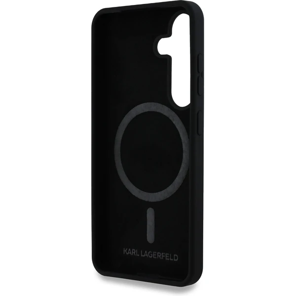 Karl Lagerfeld Liquid Silicone K&CH Heads MagSafe kryt Samsung Galaxy S25 černý - Pouzdra - Obrázek b2b54ec1b2e74715a68fc233a0cf9f1d