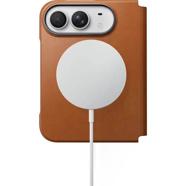 Nomad Traditional Leather Folio (Horween) MagSafe kožené pouzdro iPhone Duo sedlová hnědá - Pouzdra - Obrázek b2b96d246d714a47b7c223346dcf7799