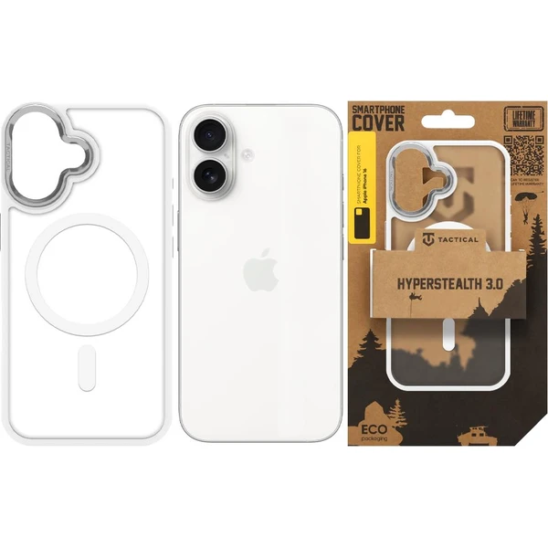 Tactical MagForce Hyperstealth 3.0 MagSafe kryt Apple iPhone 16 Snow White - Pouzdra - Obrázek b2ce26f91cdd43e19bac2c6c9cebd604