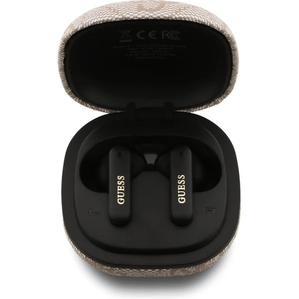 Guess PU 4G Script Logo ENC TWS Bezdrátová sluchátka růžová - Sluchátka - Obrázek b2d28eb0a9fe4dc88eb065e4dfbaa322