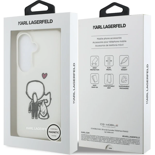 Karl Lagerfeld IML K&CH Back Logo Magnetic kryt Samsung Galaxy S26 čirý - Pouzdra - Obrázek b2d734ce343943fb8711f9a208330b32