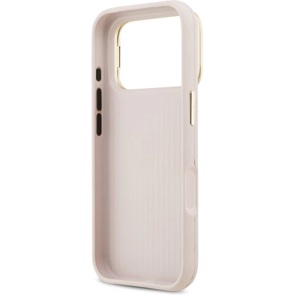Guess PU Grained 4G Logo Stand Camera Frame kryt iPhone 17 Pro růžový - Pouzdra - Obrázek b2e1e548472046bda5371d6b7fff68d6