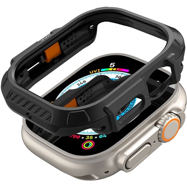 Spigen Lock Fit kryt Apple Watch Ultra 3/2/1 (49mm) černý - Pouzdra - Obrázek b2f50455859541368a2cf10be9815862
