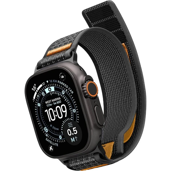 Spigen Athlex Air 2 Active řemínek Apple Watch 49/46/45/44mm černý/oranžový - Řemínky - Obrázek b2fed1ab92ed40c893349f7e6b48db5e