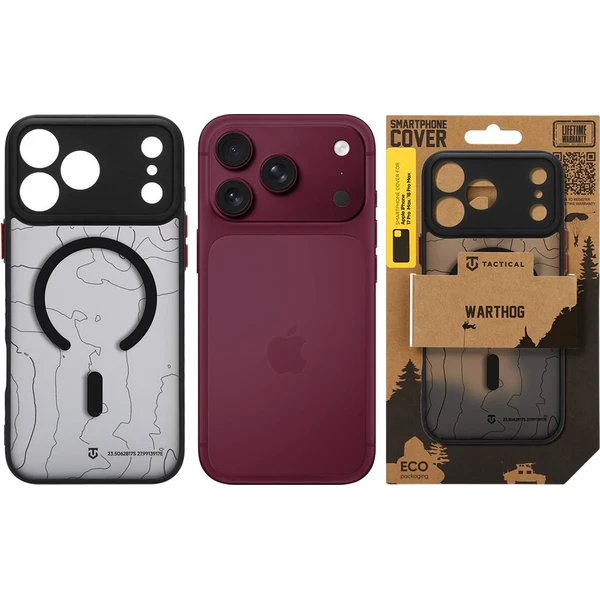 Tactical MagForce Warthog MagSafe kryt Apple iPhone 17 Pro Max/18 Pro Max Asphalt - Pouzdra - Obrázek b30b29a5c6704b58a122487caaebc142
