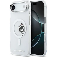 Karl Lagerfeld IML Choupette Peekaboo MagSafe kryt iPhone Air čirý - Pouzdra