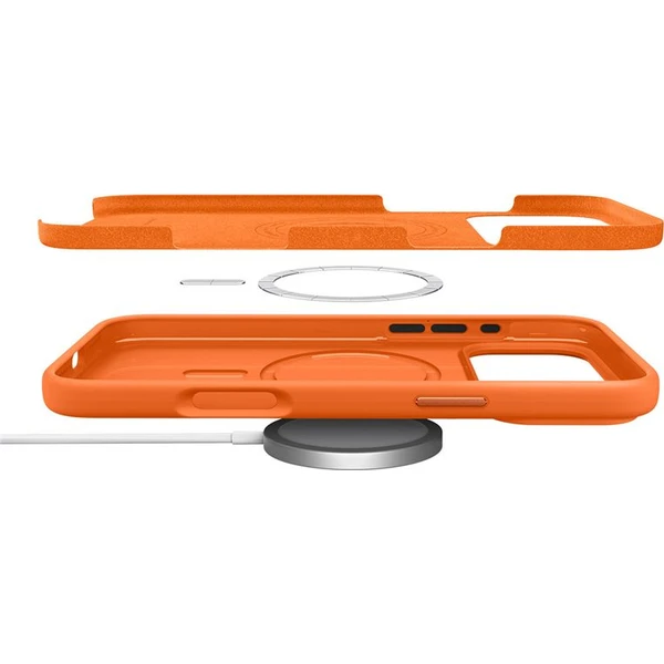 Spigen Silicone Fit MagSafe kryt iPhone 17 Pro cosmic orange - Pouzdra - Obrázek b33e137addb94bd2887796b645d37124