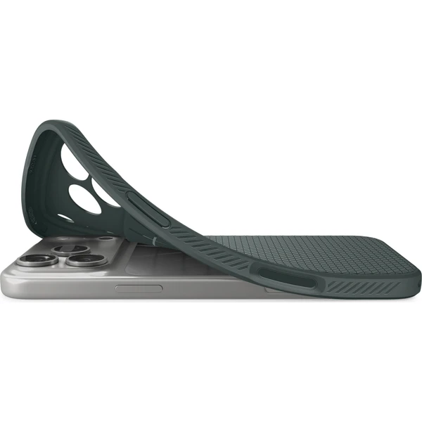 Spigen Liquid Air kryt iPhone 18 Pro/17 Pro abyss green - Pouzdra - Obrázek b356bac791014c7da7ba4d754d77166d