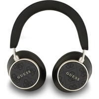 Guess PU Leather 4G Classic Logo ENC bezdrátová sluchátka černá - Sluchátka