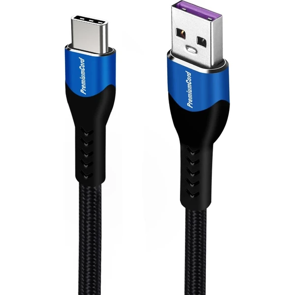 PremiumCord super fast charging 5A USB-C - USB-A 2.0 kabel 1m - Kabely a redukce - Obrázek b3a0ac00ccf94542b4d49ba8e6521068