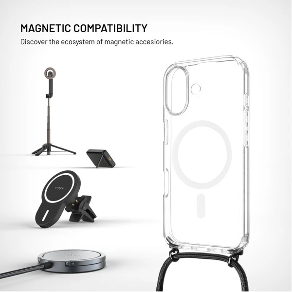 FIXED MagPure Neck kryt s černou šňůrkou na krk pro Apple iPhone 17 - Pouzdra - Obrázek b3b6ff95f7d848ecb6c1e8d33ef7abe7
