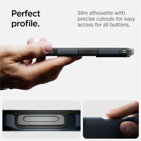 Spigen Tough Armor MagSafe kryt iPhone 16 Pro metal slate - Pouzdra - Obrázek b3bd9349da9c45cda70b215fdb19d974