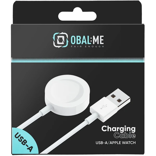 OBAL:ME USB-A nabíjecí kabel pro Apple Watch bílý - Nabíječky - Obrázek b3c10d51669a4e55bd0b04f45fa55542