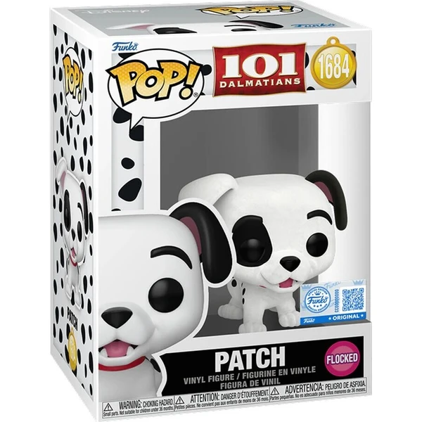 Funko POP! #1684 Disney: 101 Dalmatians (1961) - Patch (Exclusive) (Flocked) - Funko POP! - Obrázek b41aa56fcf7c42228c0391b722de3a37
