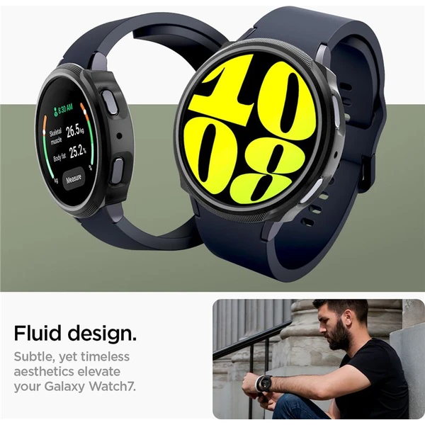 Spigen Liquid Air pouzdro Samsung Galaxy Watch7 (40mm) matně černé - Pouzdra - Obrázek b43bb374c6f74879a5d6e192108f86e2