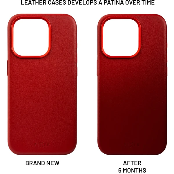 FIXED MagLeather kožený kryt s MagSafe Apple iPhone 16 červený - Pouzdra - Obrázek b47ee53b728d42aabc8ac068e07e3072