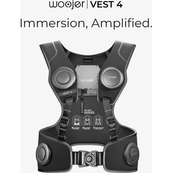 Woojer Vest 4 haptická vesta pro gaming černá - Sportovní senzory - Obrázek b48c0298ecf547698c6dc5344329d04e
