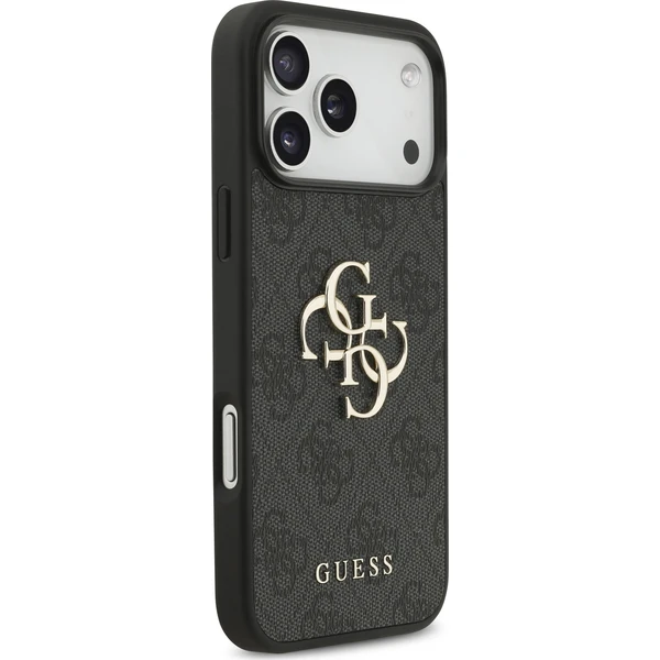 Guess PU 4G Metal Logo kryt iPhone 18 Pro Max šedý - Pouzdra - Obrázek b4b48e78668e408e86cfe50e03edffe8