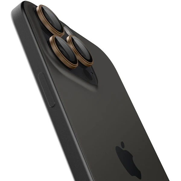 Spigen Glass tR EZ Fit Optik Pro skla iPhone 17-16 Pro/17-16 Pro Max pouštní titan (2 ks) - Ochranné folie a skla - Obrázek b4b8b857f9574f6aba9092791a174e28