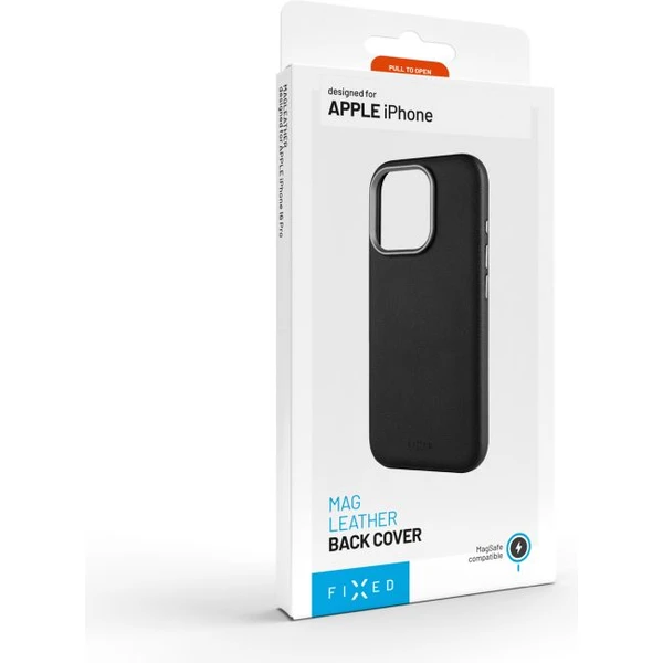 FIXED MagLeather kožený kryt s MagSafe Apple iPhone 17 Pro černý - Pouzdra - Obrázek b4b9d2baf4cc4c7c81513422a7759c7e