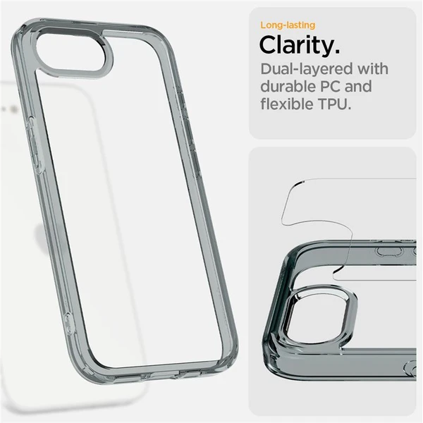 Spigen Ultra Hybrid kryt iPhone 17e/16e šedý - Pouzdra - Obrázek b4be7bf5f7194fd5b3363ec050fa58cd