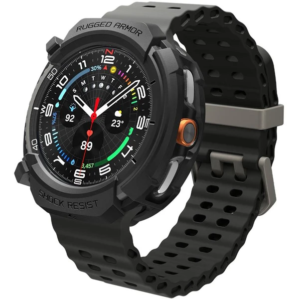 Spigen Rugged Armor kryt Galaxy Watch8 Classic (46mm) matně černý - Pouzdra - Obrázek b4c1471c2caf41488839d8c912a64799