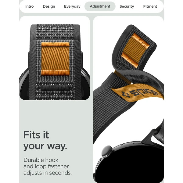 Spigen Athlex Air Active řemínek Google Pixel Watch 5/4/3 45mm black/orange - Řemínky - Obrázek b4e5d720db55476ebd098224fef5a882