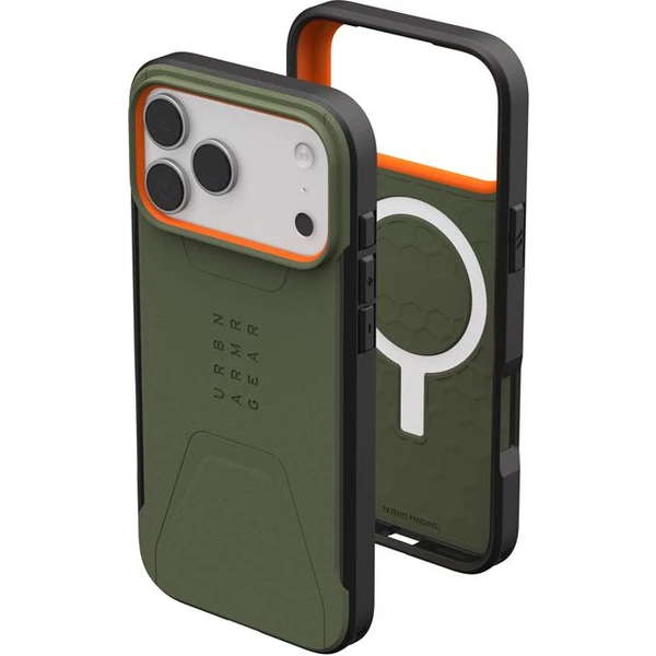UAG Civilian Magsafe kryt iPhone 17 Pro Max zelený/oranžový - Pouzdra - Obrázek b4f45b8f821442e5886b1b412146f2c2