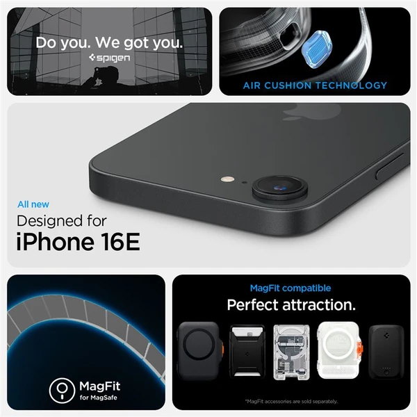 Spigen Rugged Armor MagSafe kryt iPhone 17e/16e matně černý - Pouzdra - Obrázek b5084d826bb5423f9366907c13ef0b96