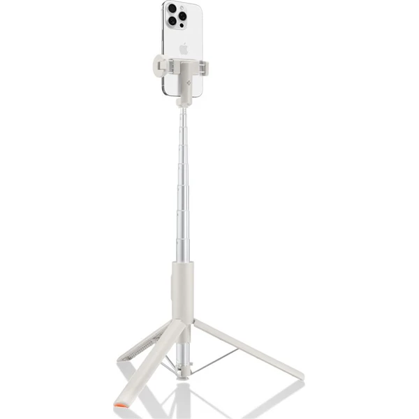 Spigen Tripod Selfie Stick MagSafe Auto-Open selfie tyč béžová - Držáky - Obrázek b512a8863bf34d54bff538664bafe612