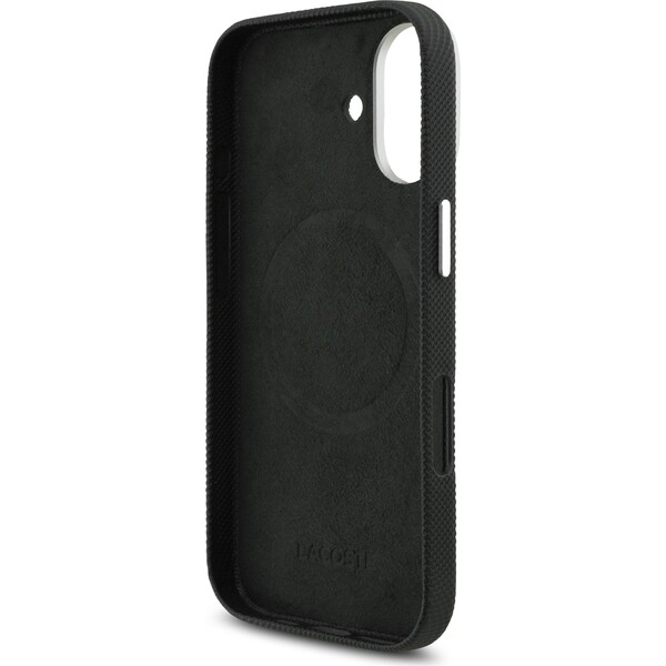 Lacoste PVC Iconic Petit Pique Metal Logo MagSafe kryt iPhone 17 černý - Pouzdra - Obrázek b51e468c579342f8b2c5c085afb82cc2