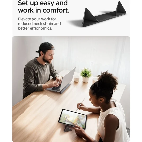 Spigen Slim Fold Laptop Stand LD201-S4 stojánek pro notebook/MacBook černý - Stojánky - Obrázek b530b47255b4497ca0362215ba76ce42
