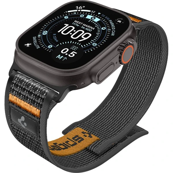 Spigen Athlex Air 2 Active řemínek Apple Watch 49/46/45/44mm černý/oranžový - Řemínky - Obrázek b54cb24e16284e5fbc5f186980973e2b