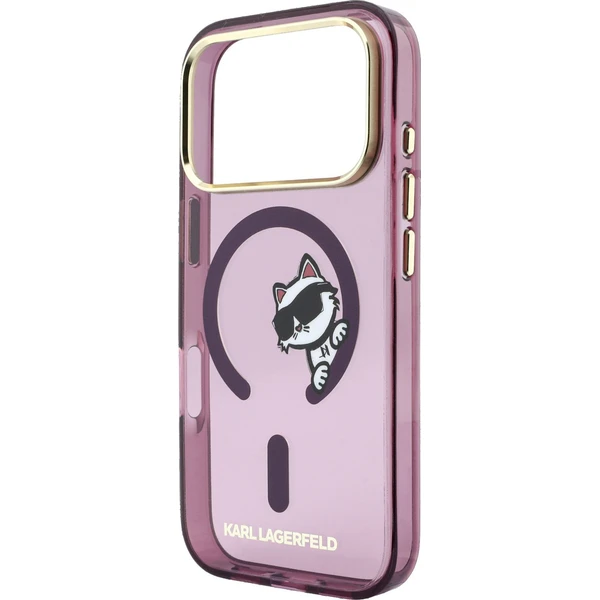 Karl Lagerfeld IML Choupette Peekaboo Magsafe kryt iPhone 18 Pro Max vínový - Pouzdra - Obrázek b59446b976984be398ff8980da0b4b2f