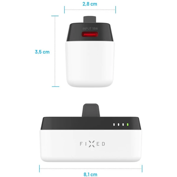 FIXED Zen 5 Plug-in powerbanka (PD) 20W, 5000 mAh bílá - Powerbanky - Obrázek b5a170d9aec0464b92b0423dcc4c52a2