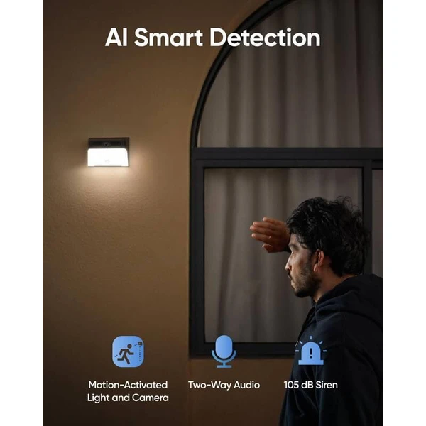 Anker eufy Solar Wall Light Cam S120 bílá - IP kamery - Obrázek b5d84422d4464e5180c1c9173bfe8bb4