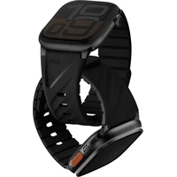 UNIQ Fluo Magnetický řemínek pro Apple Watch (49-40mm) Midnight Black - Řemínky